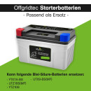 12,8V 2,5Ah LFP Batterie Motorrad Ersatz YTX7A-BS
