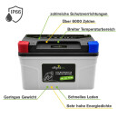 12,8V 6Ah LFP Starterbatterie Motorrad IP66