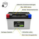 Offgridtec LiFePO4 12,8V 9Ah Starterbatterie für Motorräder, Schneemobile, Jet-Skis