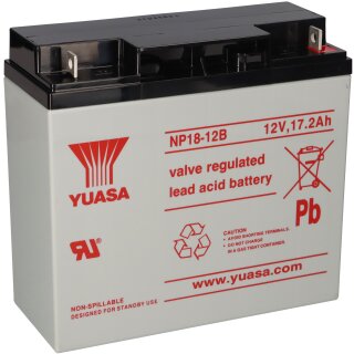 Yuasa Blei-Akku NP18-12B Pb 12V / 18Ah M 5 Bolzenanschluss