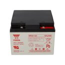 Yuasa Lead battery np24-12i Pb 12v / 24Ah VdS, m5 internal thread