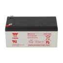 Yuasa NP3.2-12 AGM-Bleiakku 12V 3,2Ah – Faston F1 4,8 mm