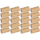 20x Panasonic Battery Sub-C 1.2v 3000mAh pbk300scey1 pp NiMH Z solder tag