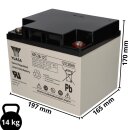 Yuasa NPL38-12I Longlife AGM-Bleiakku 12V 38Ah