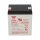 Yuasa NP4-12 AGM-Bleiakku 12V 4Ah – Faston F1 4,8 mm