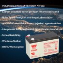 Yuasa NPW45-12 High-Rate AGM-Bleiakku 12V 8,5Ah – Faston F2 6,3 mm