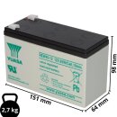 Yuasa REW45-12 High-Rate Longlife AGM-Bleiakku 12V 8Ah...