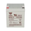 Yuasa Lead battery nph5-12 Pb 12v / 5Ah high current battery, Faston 6.3