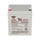 Yuasa NPH5-12 High-Rate AGM-Bleiakku 12V 5Ah – Faston F2 6,3 mm