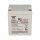 Yuasa NPH5-12 High-Rate AGM-Bleiakku 12V 5Ah – Faston F2 6,3 mm