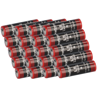 20x Kraftmax Lithium 3,6V Batterie LS14500 ER14505 AA Zelle