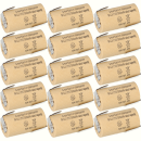 15x XCell Sub-C high-performance battery with z-solder tag - 1.2v 1500 mAh Ni-CD