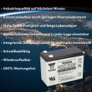 Yuasa Lead-acid battery rec10-12 Pb 12v / 10Ah Cycle-proof, Faston 6.3 mm