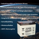 Yuasa REC36-12I zyklenfester AGM-Bleiakku 12V 36Ah – M5-Innengewinde