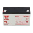 Yuasa Lead battery np10-6 pb 6v 10Ah VdS Faston 4.8