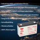 Yuasa NP12-6 AGM-Bleiakku 6V 12Ah VdS – Faston F2...