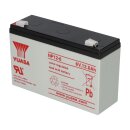 Yuasa NP12-6 AGM-Bleiakku 6V 12Ah VdS – Faston F2 6,3 mm