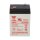 Yuasa NP4-6 AGM-Bleiakku 6V 4Ah – Faston F1 4,8 mm