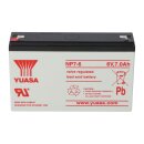 Yuasa NP7-6 AGM-Bleiakku 6V 7Ah – Faston F1 4,8 mm