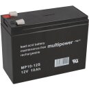 Multipower Blei Akku MP10-12S Pb 12V 10Ah AGM