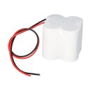 Notleuchten-Akku 4,8V 4000mAh NiCd F2x2