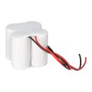 Notleuchten-Akku 4,8V 4000mAh NiCd F2x2