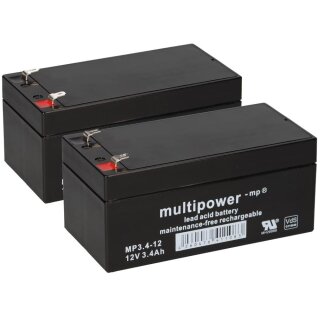 Replacement battery for Alber Scalamobil 2 x 12v 3,4Ah 24v lead battery