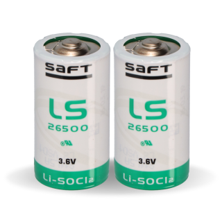 2x SAFT Lithium Batterie Baby C LS 26500 PLUS 3,6V 8,5Ah Lithium-Thionylchlorid