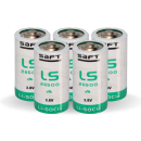 5x SAFT Lithium Batterie Baby C LS 26500 3,6V 7,7Ah Lithium-Thionylchlorid