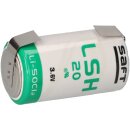 Saft Lithium 3,6V Batterie LSH 20 D - Zelle mit...