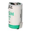 Saft Lithium 3.6v battery lsh 20 d - cell with Z solder tag