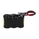 Notleuchtenakku 3,6V 3,0Ah NiMH Reihe – 20 cm Kabel – passend für NiMH3633P