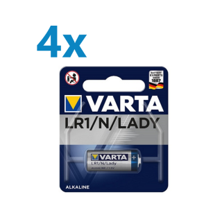 4x Varta Professional Electronics 4001 Lady Batterie 1er Blister