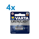 4x Varta Professional Electronics 4001 Lady Batterie 1er...