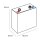 Leichte Motorradbatterie mit Schaltung 1 und Pluspol links