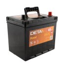 DETA DB604 Power 12V 60Ah 390A Autobatterie