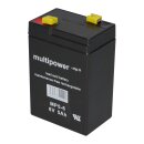 Multipower Lead battery mp5-6 Pb 6v / 5Ah Faston 4.8