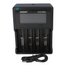 XTAR VC4SL Universal Ladegerät für 18650 21700 Akkus