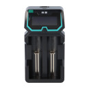 XTAR X2 Ladegerät – Schnellladegerät mit LCD für Li-Ion & NiMH