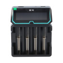 XTAR X4 Ladegerät – Schnellladegerät mit LCD & USB-Ausgang