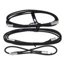 USB-C Schnellladekabel Set 3-teilig mit Nylon Ummantelung