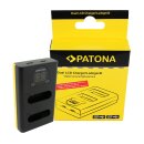 PATONA Dual LCD USB Ladegerät für Nikon EN-EL23