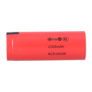 Lithium-Ionen Akku 18500 2200mAh Detailansicht