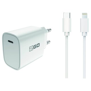 2GO Schnell-Ladegerät mit Power Delivery – inkl. USB-C auf Lightning Kabel