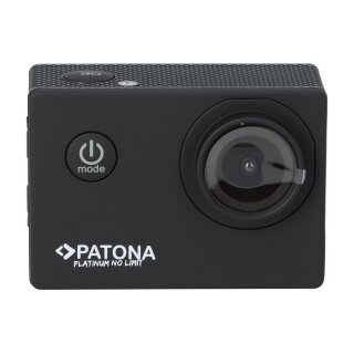 PATONA Platinum Action Cam Life SL3 mit wasserdichtem Gehäuse und Zubehör