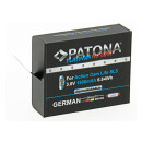PATONA Platinum Akku 1800mAh 3,8V Li-Ion für PATONA Action Cam Life SL5, 6,84Wh