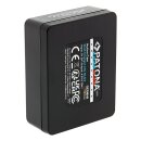 PATONA Platinum Dual Ladegerät für Action Cam Life SL3/SL4, USB‑C, intelligentes Lademanagement, Kontrollanzeige, lädt zwei Akkus gleichzeitig