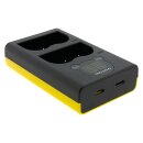 PATONA Dual LCD USB Ladegerät für Nikon, Olympus, Pentax