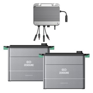 SolarFlow 800 Mikrowechselrichter installiert