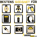 Batterie passend für Osram Lightify Mini Switch Dimmschalter 1x Varta CR2450 Lithium Batterie IEC CR 2450